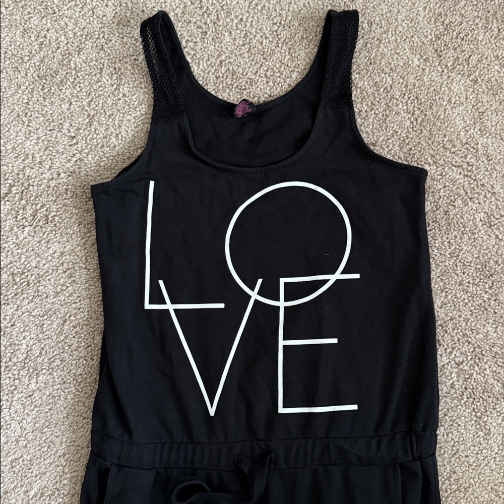 Material Girl Black Activewear Romper - Picture 3 of 5